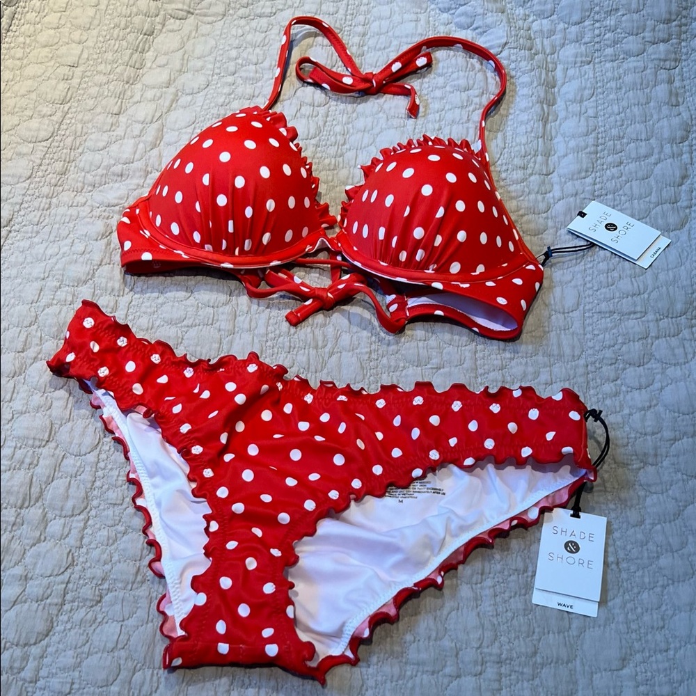 Polka dot bikini